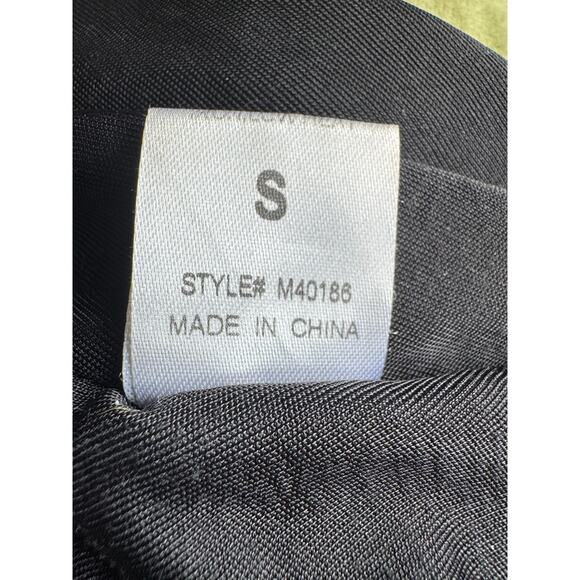 Black Fit & Flare Skater Dress V Neck Sleeveless Size S - Picture 5 of 12